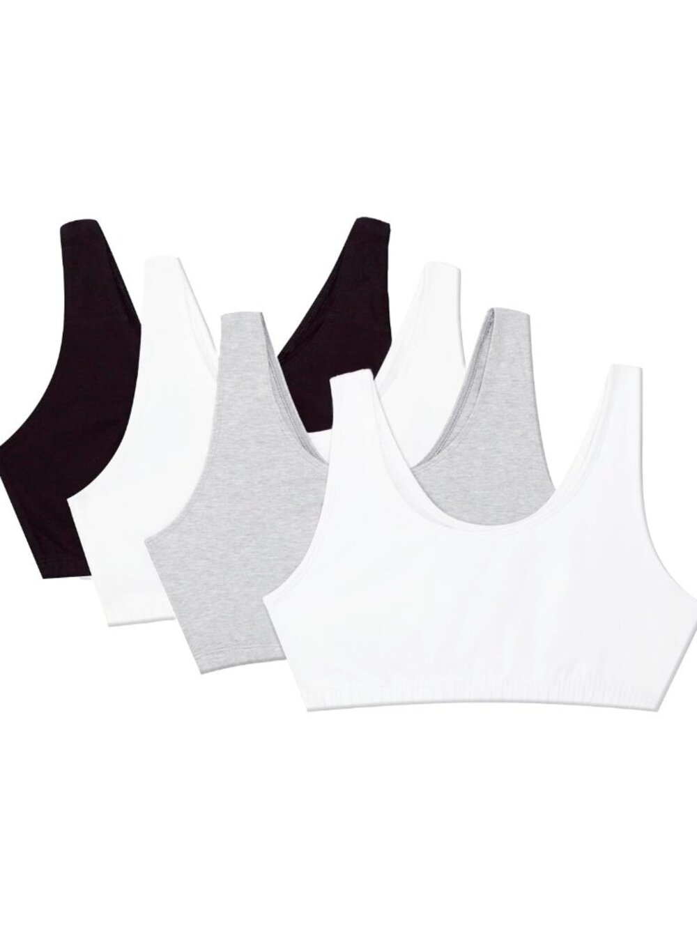 Comfortable Wireless Cotton Sports Bra Multi-Pack for Women - Soft & Breathable